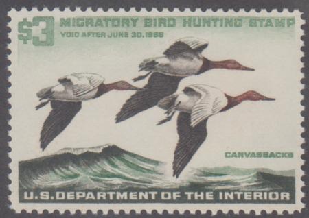 US RW32 Duck Stamp XF NH