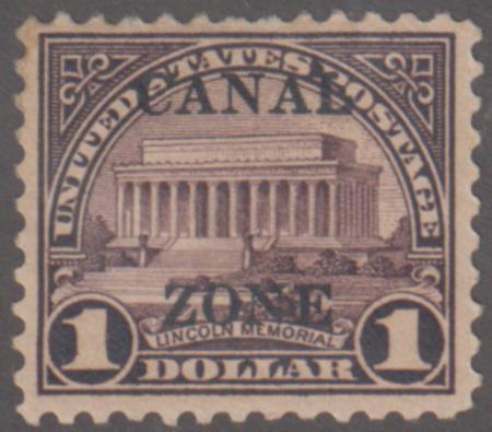 US Possessions - Canal Zone 95 Possessions F - VF Hinged cv $120