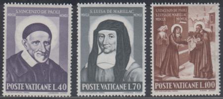 Vatican 295 - 297 NH Set
