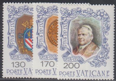 Vatican 632 - 634 NH Set