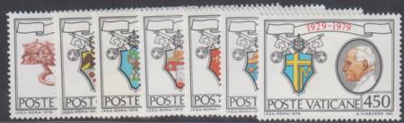 Vatican 657 - 663 NH Set