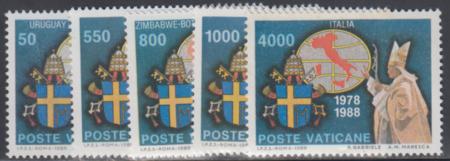 Vatican 845 - 849 NH Set