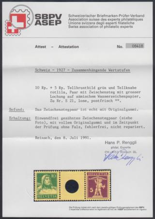 Switzerland SBK S21 NH XF Renggli Cert Pristine