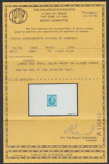 US CSA 6DPa Light Blue Die Proof on Glazed Card; Pristine + Fresh, PF Cert cv $2,500