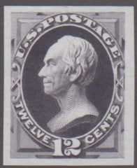 US 162P3 XF Plate Proof on India Paper - Reengraved