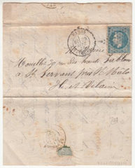 France Ballon Monte Le "Non denomme No.l"  Paris to Ille-et-Vilaine
