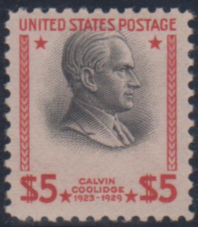 US Errors 834 var. VF Mint NH - Color Shift