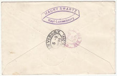Luxembourg / Germany 1936 Hindenburg 1st North America Flight