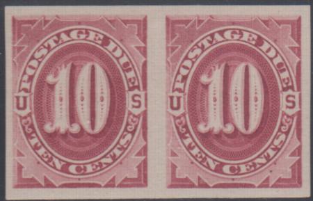 US J26Pa4 Postage Dues XF NH Horizontal Pair cv $425