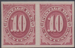 US J26Pa4 Postage Dues XF NH Horizontal Pair cv $425
