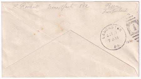 Liechtenstein 1930 Catapult Cover, Europa - New York
