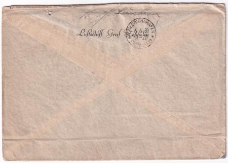 Brazil 1930 Zeppelin Flight, Rio - Friedrichshafen, Signed by Pres. Vargas