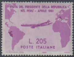 Italy 834a F - VF NH Rose Lilac - Signed Sanabria cv $1,250