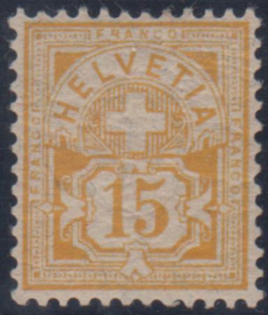 Switzerland 75 XF Mint LH cv $160