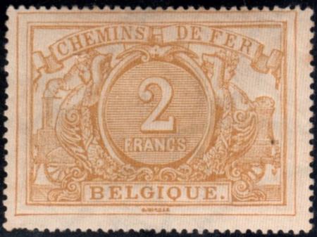 Belgium Q15 F - VF OG LH Wmk cv $210+