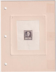 US868P1 10c James W. Riley Large Die Proof in Brown on India
