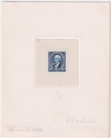 US 262P1 Large Die Proof, Pencil Signed