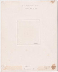 US 262P1 Large Die Proof, Pencil Signed
