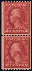 US 488 Washington / Franklin F - VF Unused NH Fresh Line Pair cv $90