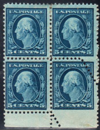 US 504 Error F - VF Mint NH/H Diagonal Perfs Caused by Foldover