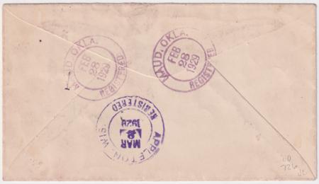 US Oklahoma, Maud 642, 646, 650 Fancy Cancel Cover, The Navy