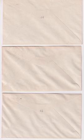 US 1923 C4-C6 FDC's Matched Worden Set, Exceptional quality