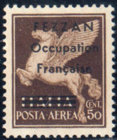 Fezzan - French Occupation PA1 XF Mint NH cv $650