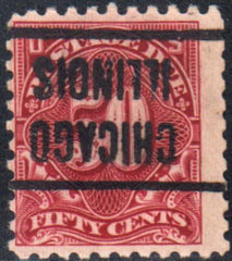 US J58 Postage Dues Just Fine Used Inverted Chicago Precancel cv $750