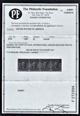 US 320b Vending Machine Coils VF-XF Mint LH Internation Vending Machine Co. - PF Certs cv $2,250