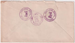 US Maine, Portland Fancy Cancel Cover, Man