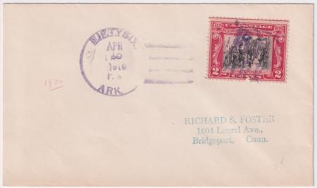 US Arkansas, Fifty-Six 650 Fancy Cancel Cover, 56 Solid Numerals