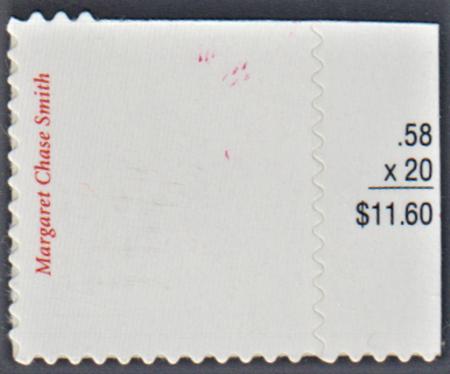 US 3427a Error XF Mint NH Missing Engraved Black Portrait cv $400