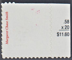 US 3427a Error XF Mint NH Missing Engraved Black Portrait cv $400