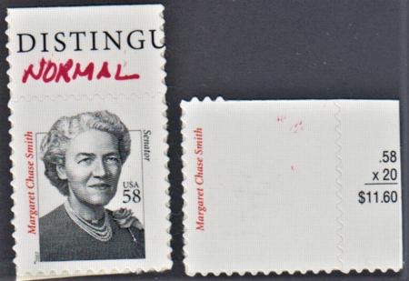US 3427a Error XF Mint NH Missing Engraved Black Portrait cv $400