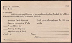 US UX27c VF Mint Preprinted Cover cv $625