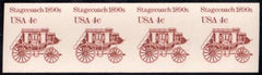 US 1898Ad VF Mint NH Imperf Strip of 4 cv $800