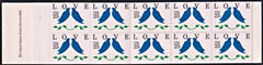 US 2441c Error Mint NH Booklet of 10 Missing Pink on Top Pane APS Cert cv $950