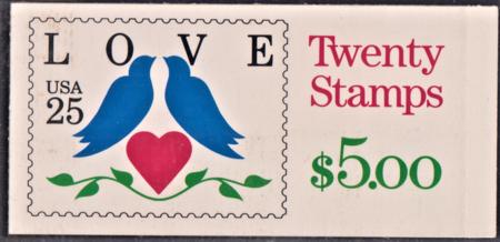 US 2441c Error Mint NH Booklet of 10 Missing Pink on Top Pane APS Cert cv $950