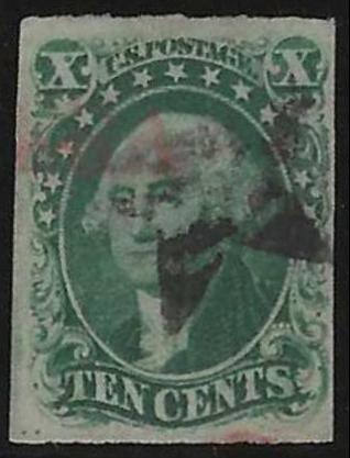 US 13 Early Classics VF Used Light Star Plus Cancel, Lovely! cv $750