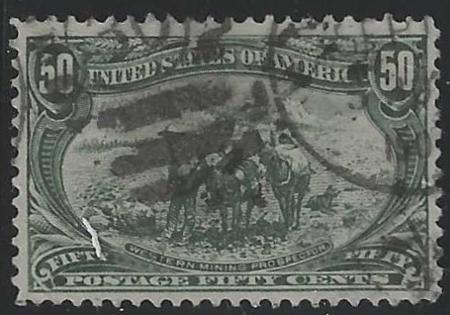 US 291 Early Commemoratives VF Used Lovely Centering cv $175
