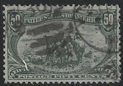 US 291 Early Commemoratives VF Used Lovely Centering cv $175