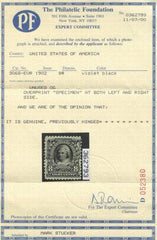 US 306 SE Var Bureau and Regular Issue F-VF Min LH Overprinted Specimen left and Right - PF Cert