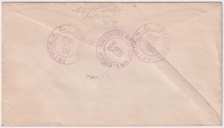US North Carolina, Patrick 711 fancy Cancel Cover, Leprechaun