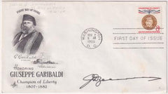 US 1169 Autographed Cover, Signed by James D. Zellerbach, Ambassador to Italy