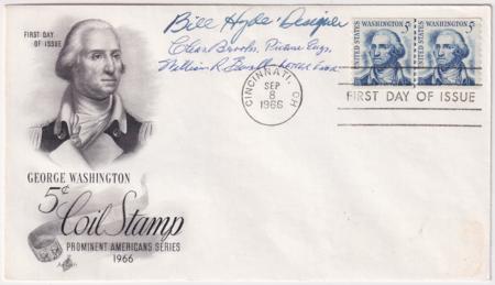 US 1304  Autographed Cover  Signed by the Designer and Engraver