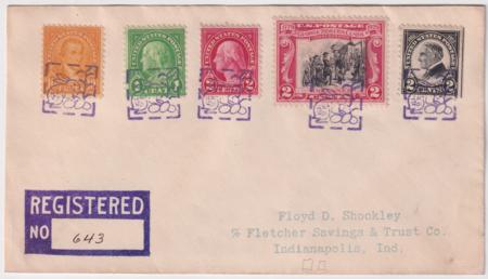US Kentucky, Ed 610, 632, 634, 642, 651 Fancy Cancel Cover, Bunny in Box