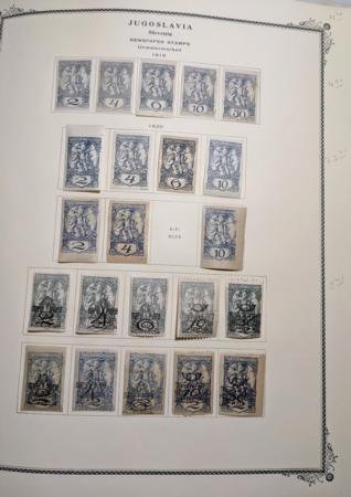 Yugoslavia, Bosnia & Croatia Mint & Used Collection in Scott Binder