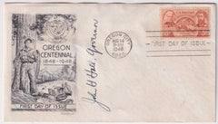 US 964 FDC Signed by John H. Hall, Governor of OR