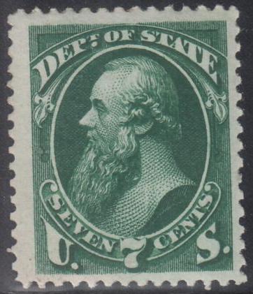 US O61 Officials Mint LH VF Large Margins, PF Cert