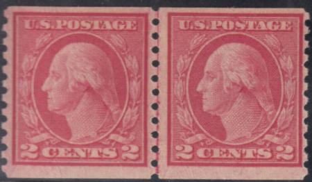 US 453 Washington / Franklin Mint NH F-VF Fresh + Beautiful Pair